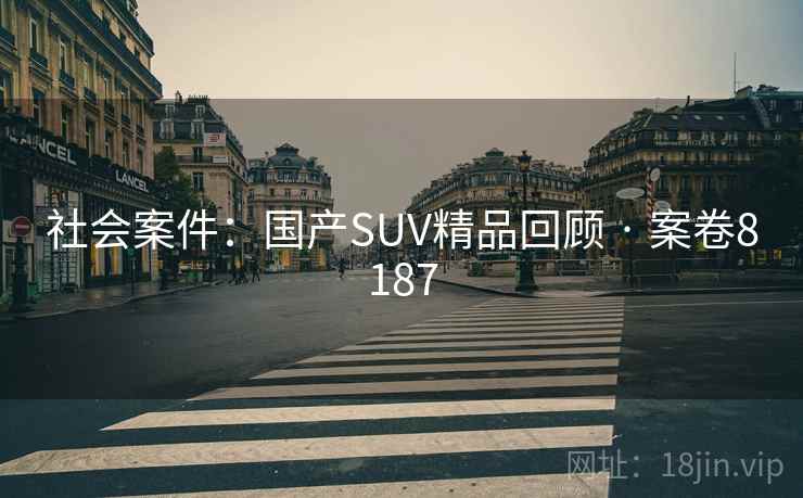 社会案件：国产SUV精品回顾 · 案卷8187